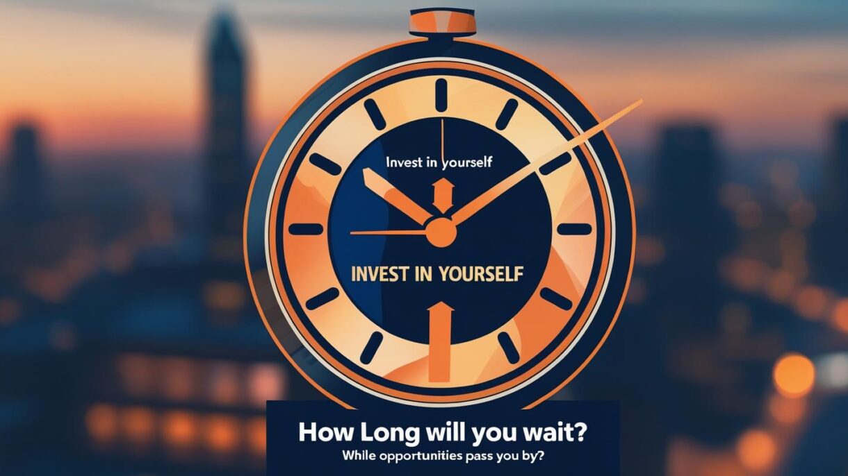 How Long Will You Wait to Invest in Yourself While Opportunities Pass You By?