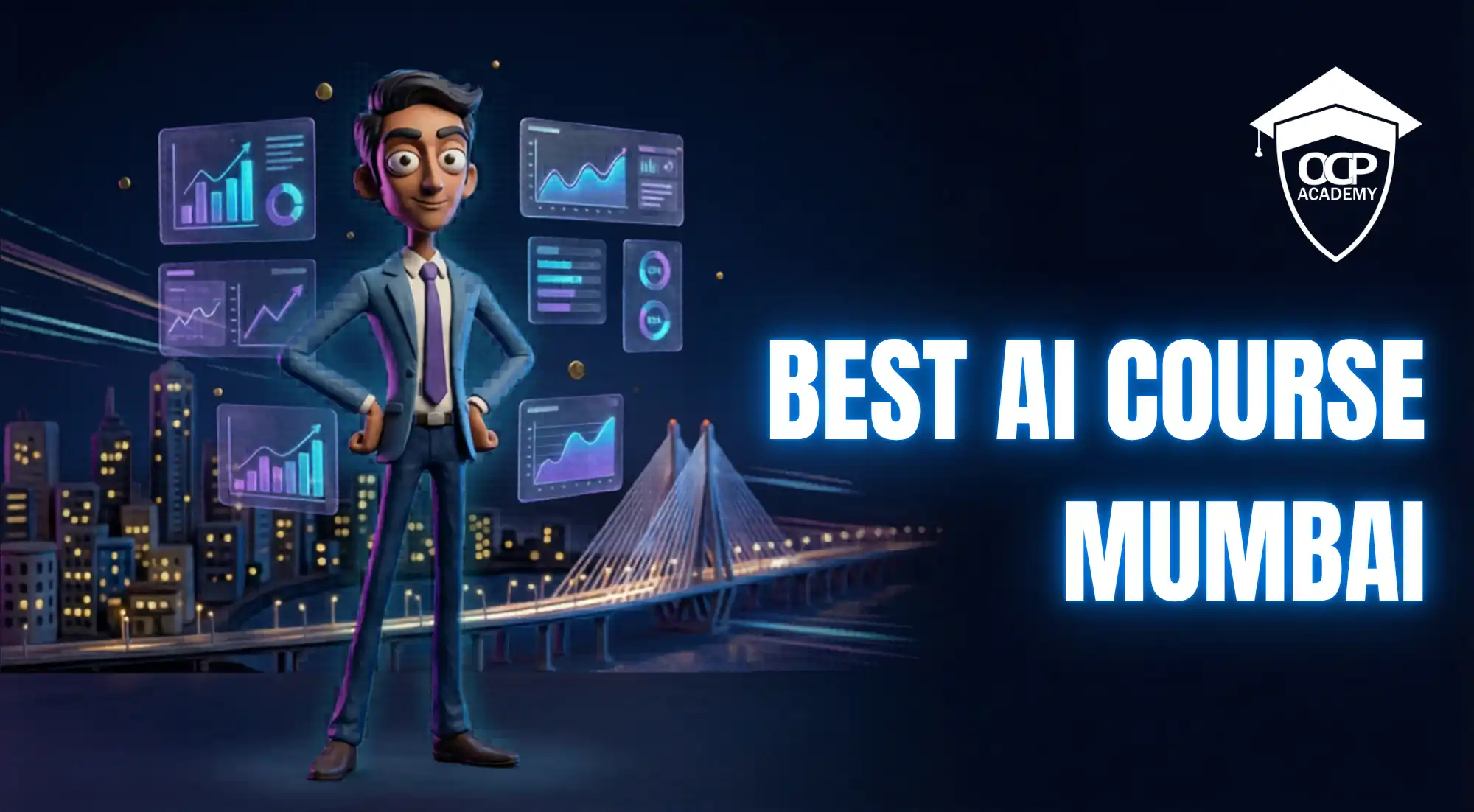 Best Digital Marketing Course in Mumbai with AI thumbnail showing AI marketing concept and Mumbai skyline
