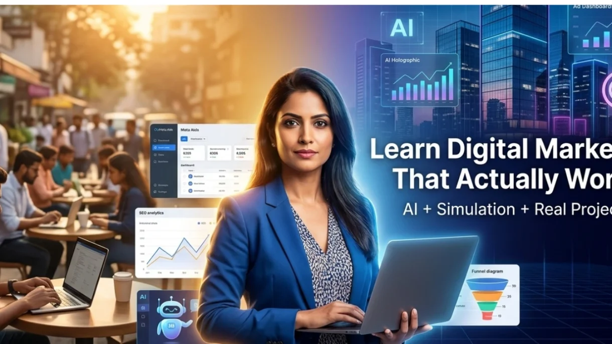AI-driven digital marketing course in Delhi with live simulation and real projects at OCP Academy for career growth