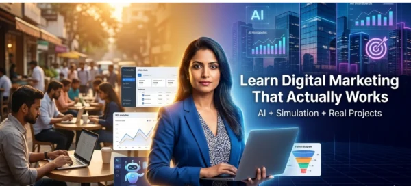 AI-driven digital marketing course in Delhi with live simulation and real projects at OCP Academy for career growth