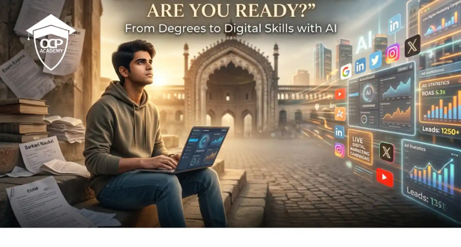 AI-based digital marketing course in Lucknow with simulation training and real projects