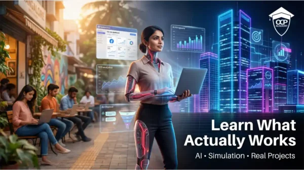 AI-driven digital marketing course in Bangalore by OCP Academy with live simulator training and real projects