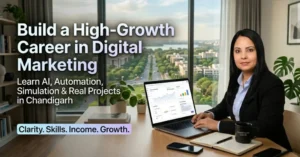 AI digital marketing course in Chandigarh with automation, simulation and real projects training