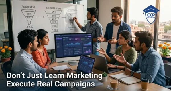 Digital marketing course in Jaipur with real campaign execution and AI training at OCP Academy