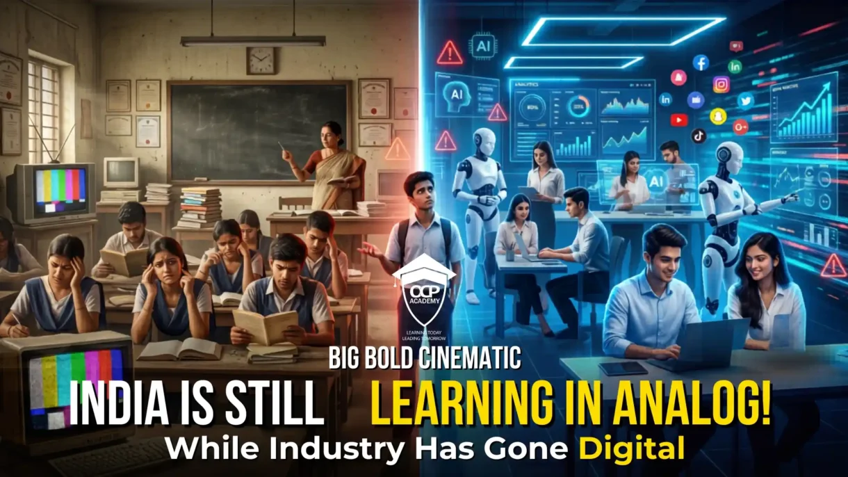 India’s traditional education system compared with the modern AI-powered digital industry