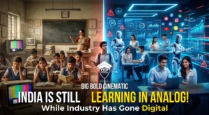 India’s traditional education system compared with the modern AI-powered digital industry
